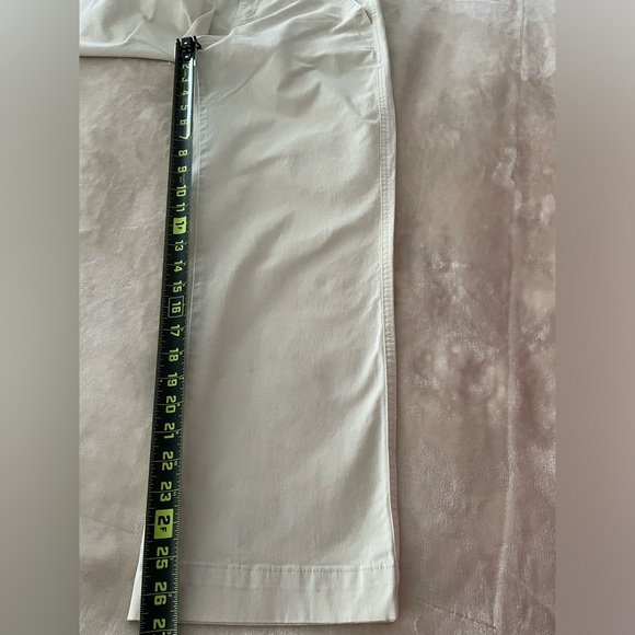 Women's High-Rise Wide Leg Pants - A New Day- Cream Size:2 - Picture 6 of 7